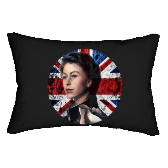 Rip Queen Elizabeth II - Above All Else Lumbar Pillows