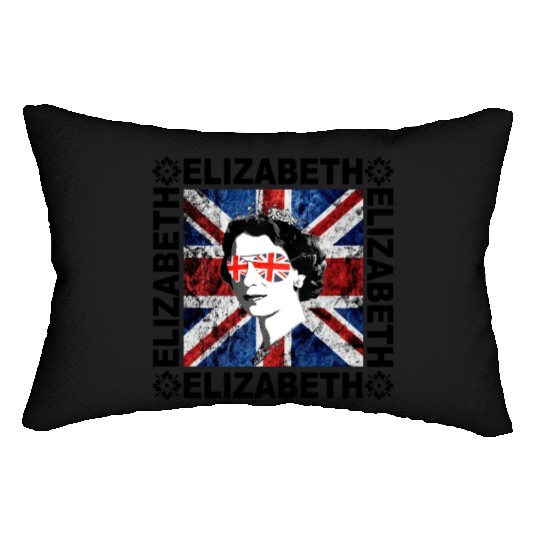 Queen Elizabeth II Rest in Peace Elizabeth Lumbar Pillows