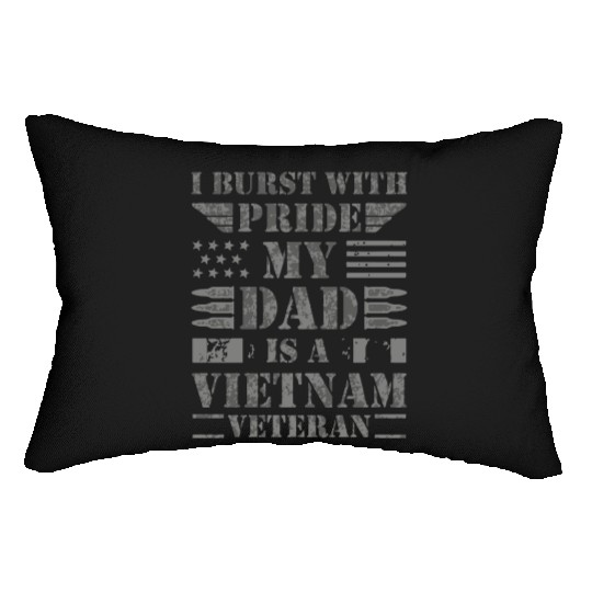 Proud Son Daughter of A Vietnam Veteran Lumbar Pillows