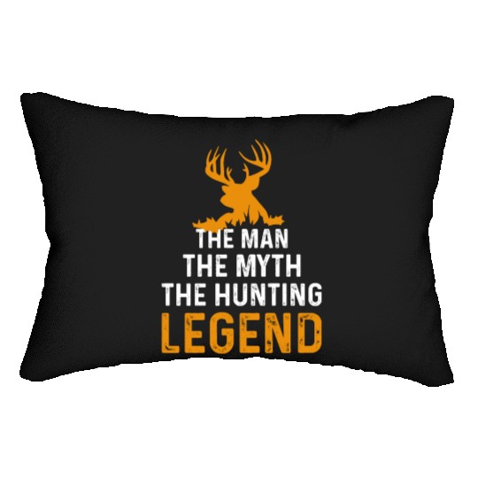 The Deer Hunting Legend Gifts Hunter Dad Grandpa Lumbar Pillows