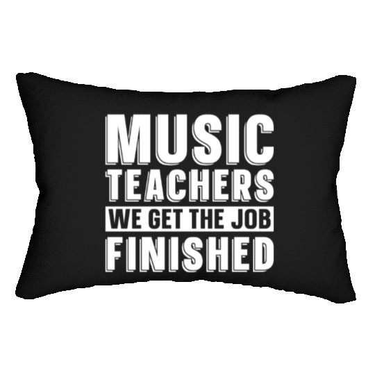 Music Teacher music nout Lumbar Pillows