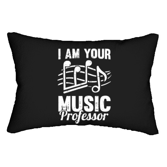 Music Teacher music nout Lumbar Pillows