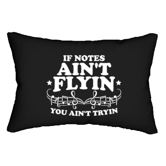 Music Teacher music nout Lumbar Pillows