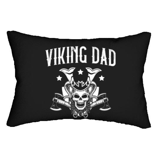 Viking Dad Pagan Scandinavian Berserker Norsemen Lumbar Pillows