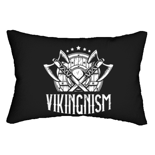 Vikingnism Scandinavian Pagan Norsemen Viking Lumbar Pillows