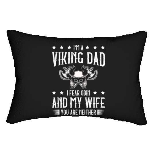 Viking Dad Pagan Scandinavian Berserker Norsemen Lumbar Pillows