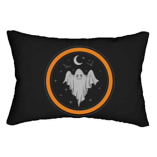 Halloween Theme Cute Ghost Bat Coffee Lover Mug Lumbar Pillows
