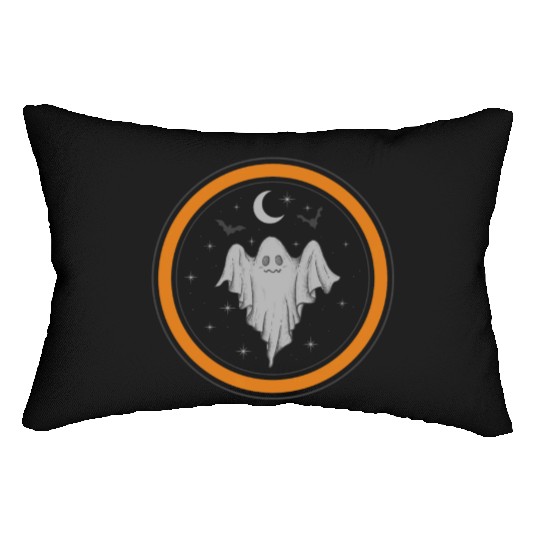 Halloween Theme Cute Ghost Bat Coffee Lover Mug Lumbar Pillows