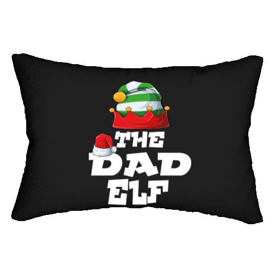 Gamer Elf Family Matching Christmas Group Pajama Lumbar Pillows