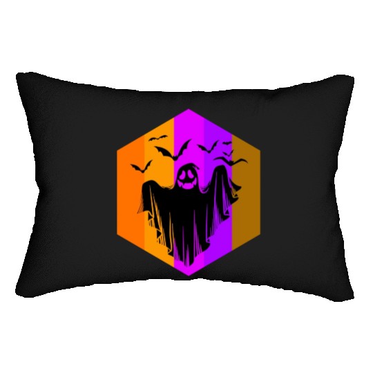 Halloween Theme Cute Ghost Bat Coffee Lover Mug Lumbar Pillows