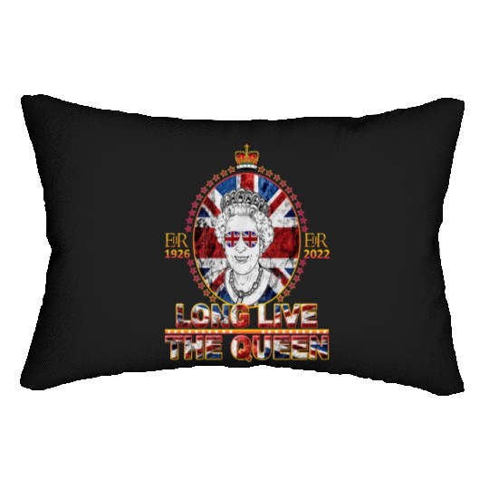 Queen Elizabeth II Rest in Peace Elizabeth Lumbar Pillows