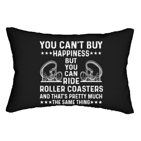 Great Roller Coaster Fan Saying Lumbar Pillows