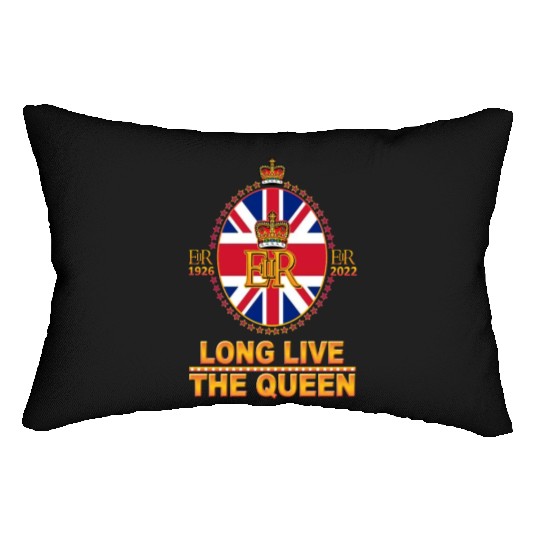 Queen Elizabeth II Rest in Peace Elizabeth Lumbar Pillows