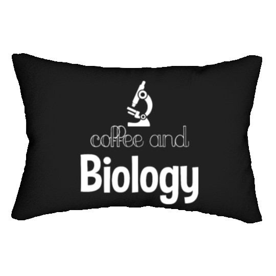 Coffee And Biology Lumbar Pillows