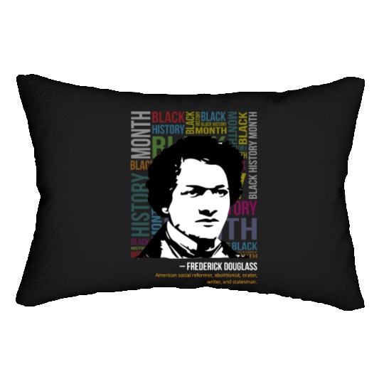 Frederick douglass Lumbar Pillows
