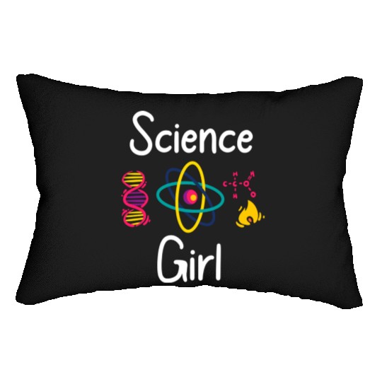 Science Girl Chemistry Biology Student Teacher Lumbar Pillows