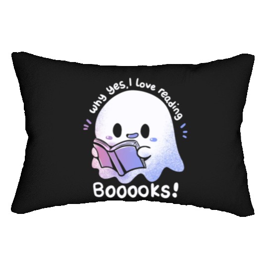 I Love Reading Booooks Lumbar Pillows