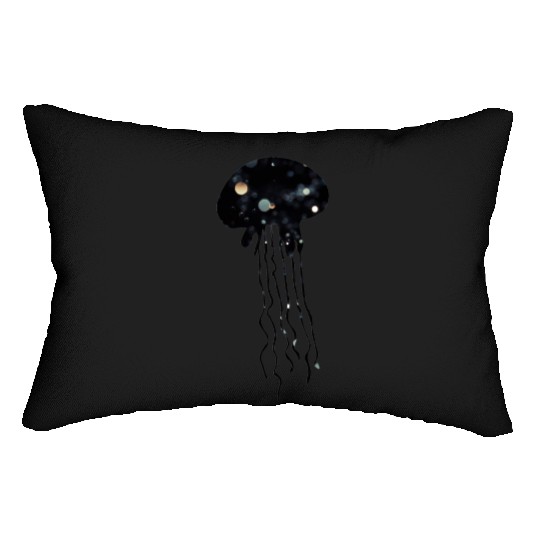 Jellyfish Galaxy Lumbar Pillows