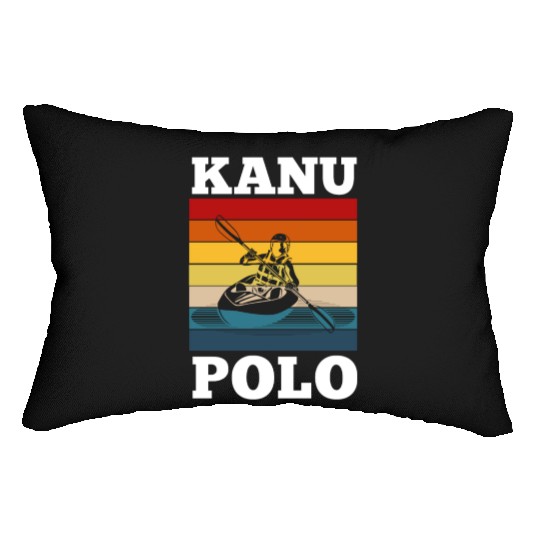 Canoe polo canoeing polo sport Lumbar Pillows