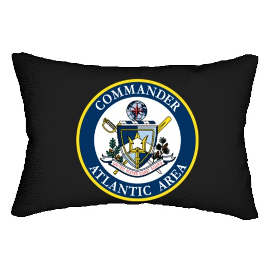 COMMANDER ATLANTIC AREA (U.S. Coast Guard) Lumbar Pillows