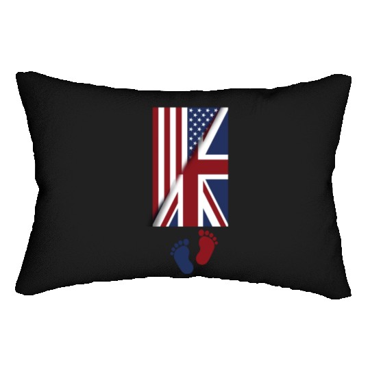 American Union Jack Flag Baby american union jack Lumbar Pillows