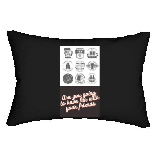 chill Rum with your friends Lumbar Pillows