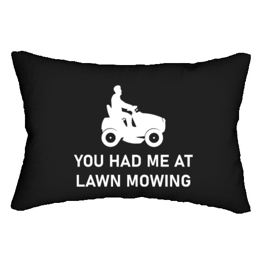 Landscaping Lawn Mowing - Gardening Landscaper Lumbar Pillows