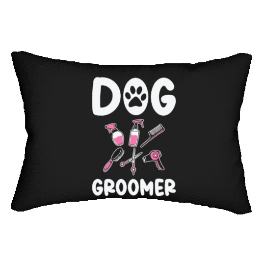 Dog Groomer Canine Grooming Hygiene Lumbar Pillows