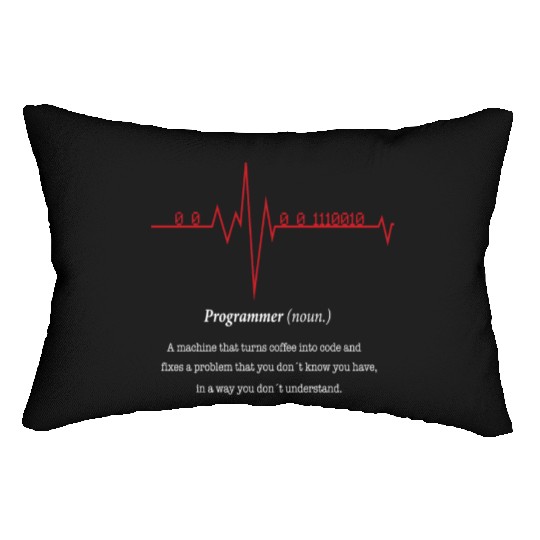 Programmer Heartbeat Lumbar Pillows