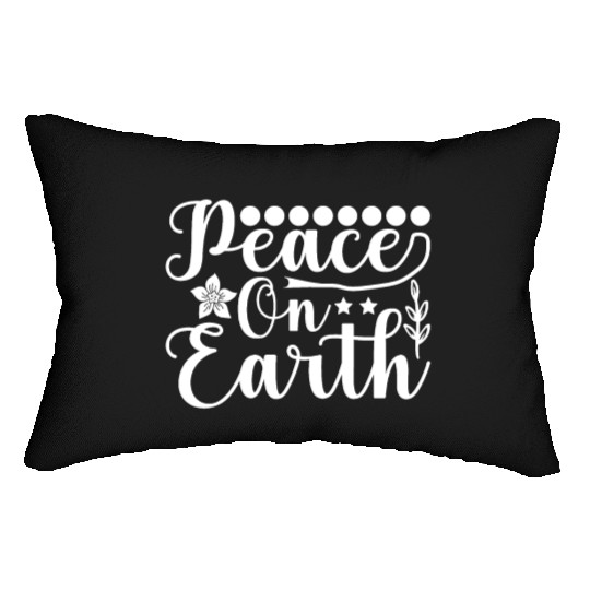 Peace on Earth Lumbar Pillows