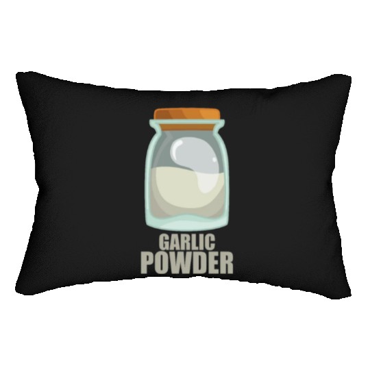 Garlic Powder Spice Flavor Food Cooking Lumbar Pillows