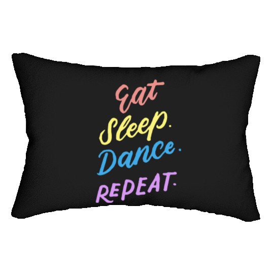 Eat Sleep Dance Repeat Youth Dance Quotes Girls Bo Lumbar Pillows