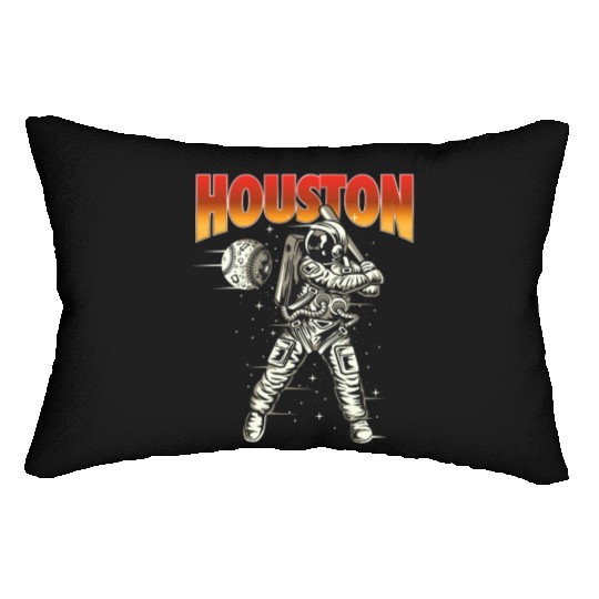 Houston Space City Astronaut Lumbar Pillows