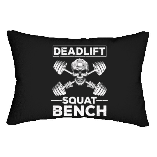 Squat Bench Deadlift Gym Workout Lumbar Pillows