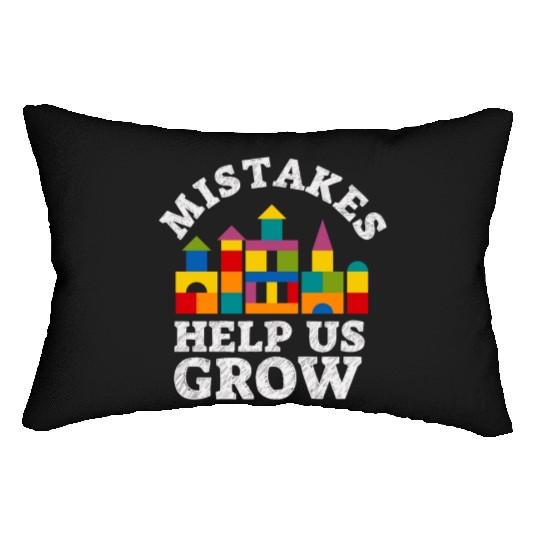 Mistakes Help Us Grow Back To School Motivational Lumbar Pillows