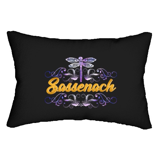 Sassenach Outlander Celtic Gaelic Dragonfly Lumbar Pillows