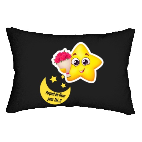 Design d'étoile et lune Lumbar Pillows