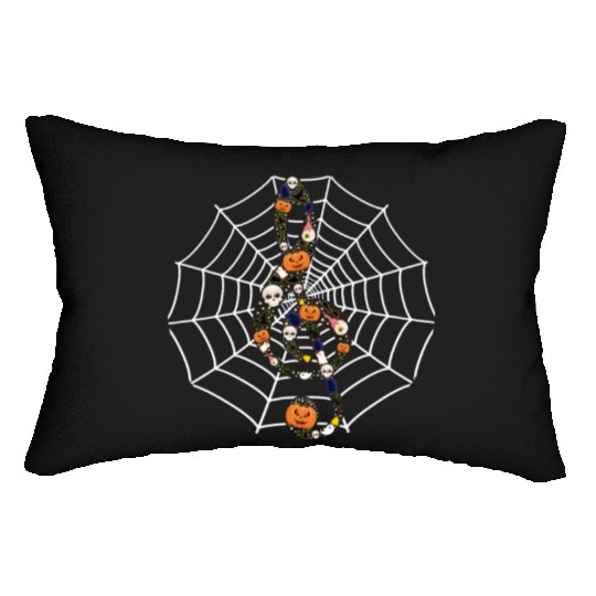 Halloween Music Teacher Lumbar Pillows, Music Note Symbol
