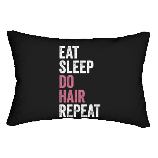 Funny Cosmetologist Hairdresser Hairstylist Lumbar Pillows