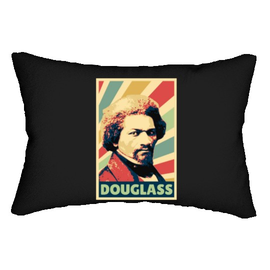 Frederick Douglass Vintage Colors Lumbar Pillows