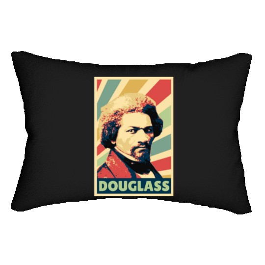 Frederick Douglass Vintage Colors Lumbar Pillows