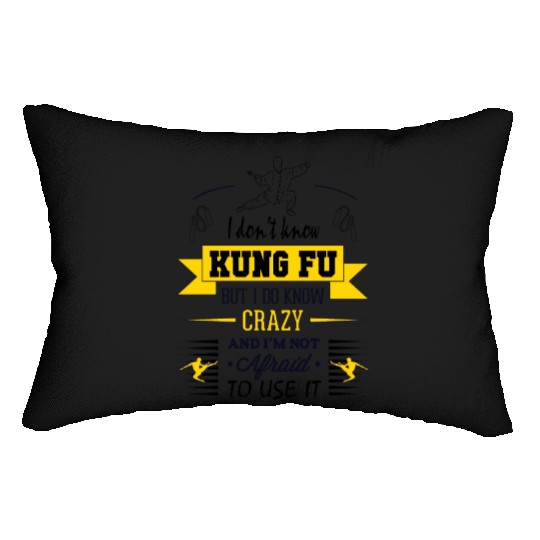 Kung fu crazy Lumbar Pillows