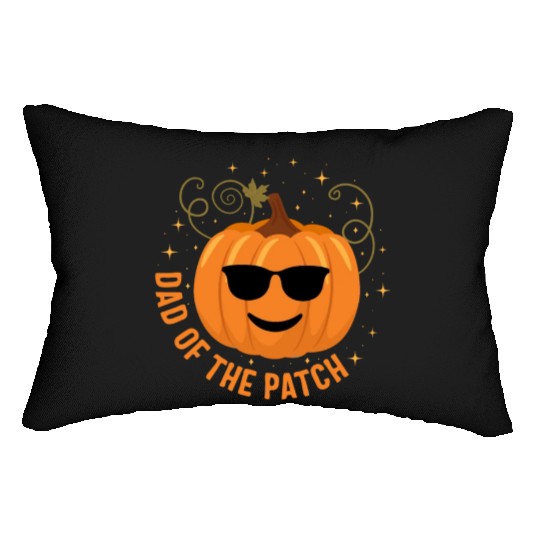Halloween Lumbar Pillows, Dad Of The Patch Cute Pumpkin
