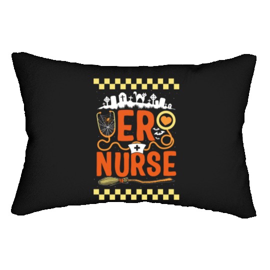 Halloween Lumbar Pillows, ER Nurse Spooky Health Care