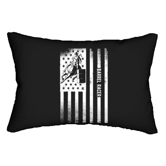 Barrel Racing Barrel Racer Lumbar Pillows