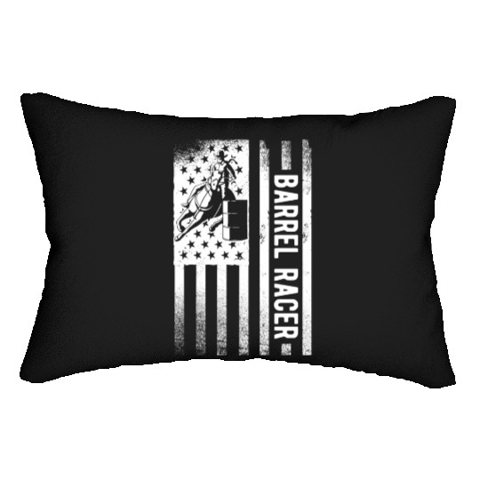 Barrel Racing Barrel Racer Lumbar Pillows