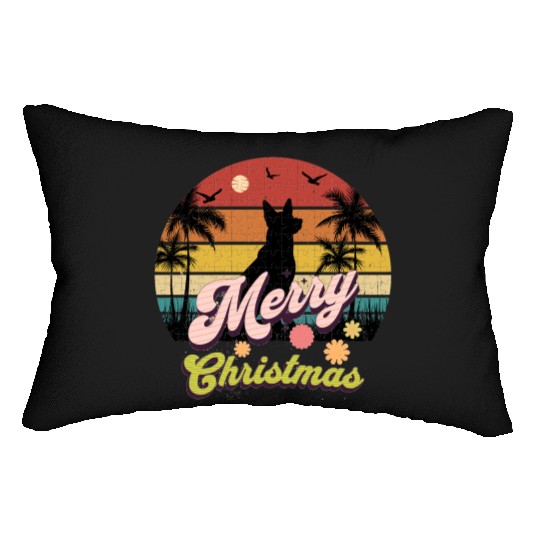 Dog Sun Noël 2023 Lumbar Pillows New Year Essential