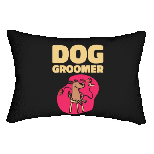Dog Groomer Canine Grooming Hygiene Lumbar Pillows
