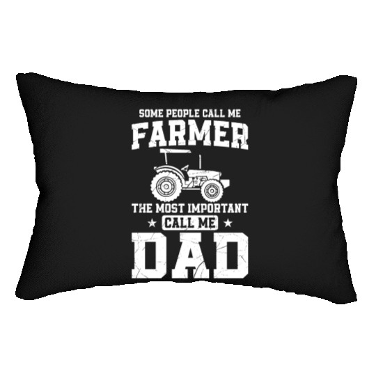 Farming Farmer Dad Father Vintage Lumbar Pillows