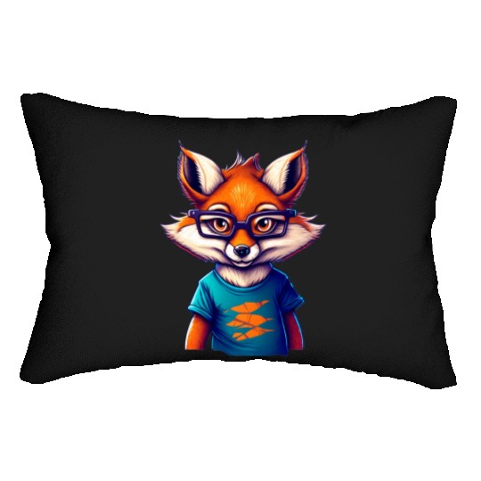 Foxy, Smart Fox, sly fox Lumbar Pillows